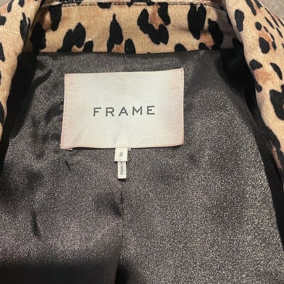 Leopard print blazer - SIZE 2 - Picture 7 of 8